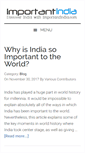 Mobile Screenshot of importantindia.com